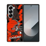 Cleveland Browns Nfl Team Logo Samsung Galaxy Z Fold 7 5G Case