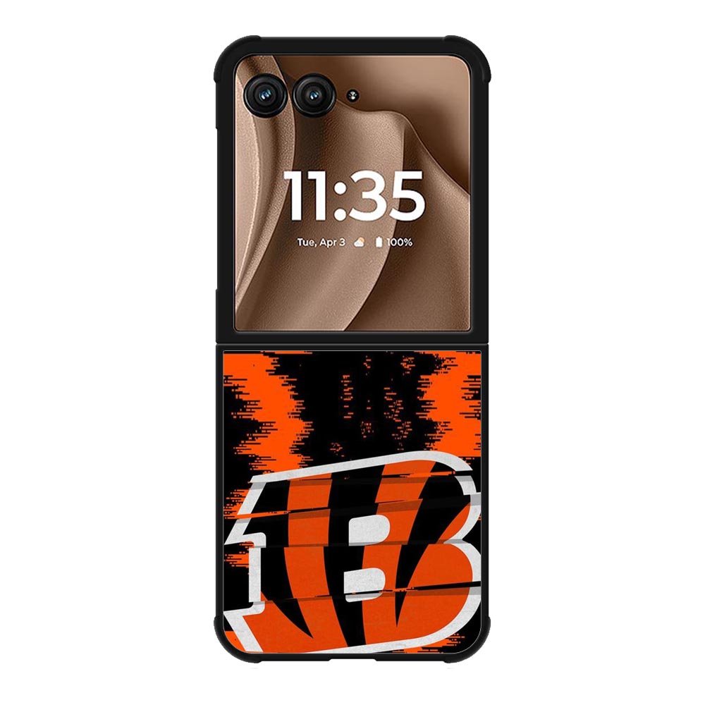 Cincinnati Bengals Nfl Team Logo Motorola Moto RAZR Plus 2025 Case