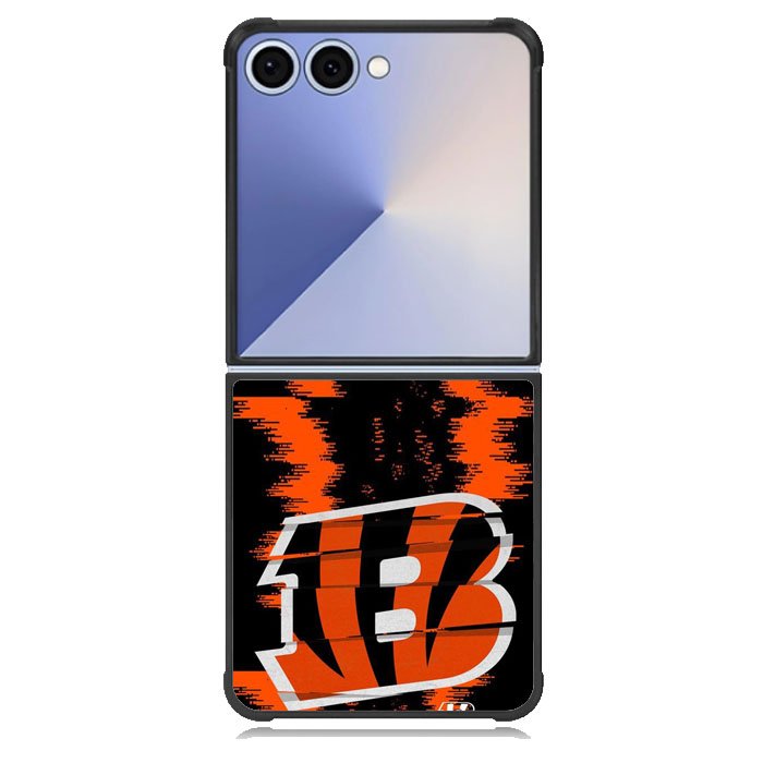 Cincinnati Bengals Nfl Team Logo Samsung Galaxy Z Flip 7 Case DC0351