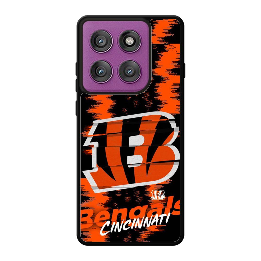 Cincinnati Bengals Nfl Team Logo Motorola Moto Edge 60 Pro Case