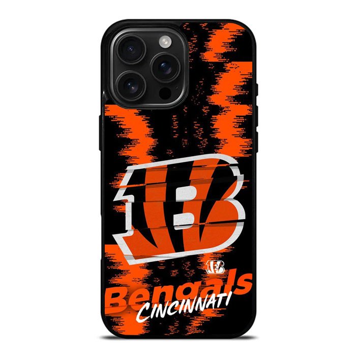 Cincinnati Bengals Nfl Team Logo iPhone 16 Pro Case DC0351
