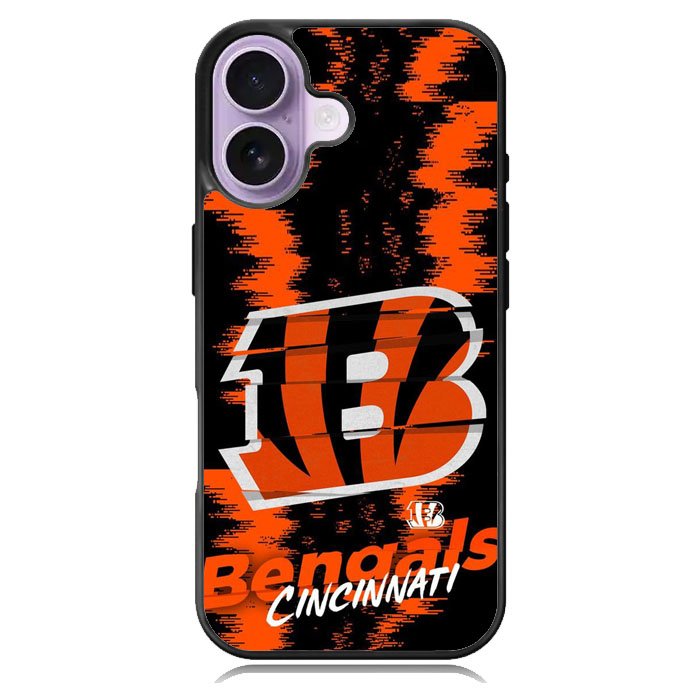Cincinnati Bengals Nfl Team Logo iPhone 16 Case DC0351