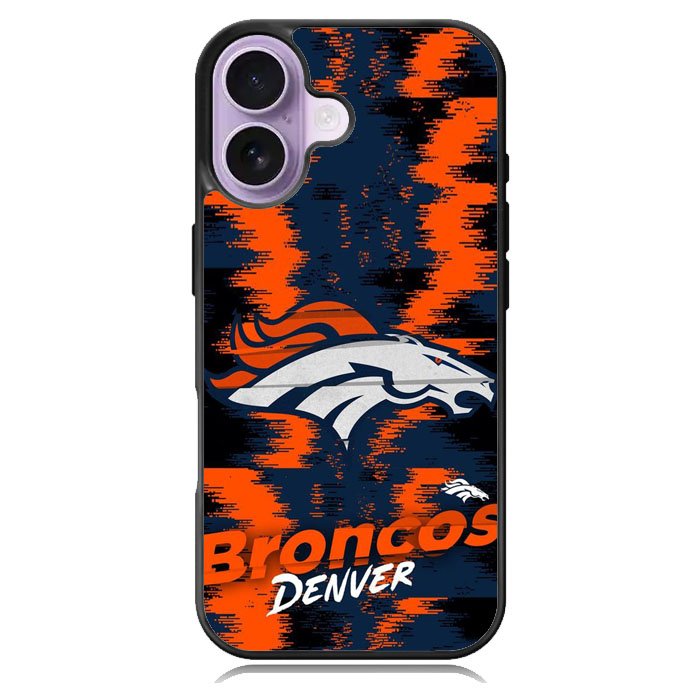 Denver Broncos Nfl Team Logo iPhone 16 Case DC0497