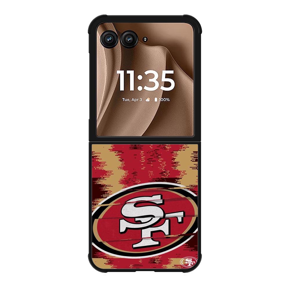 San Francisco 49Ers NFL Team Logo Motorola Moto RAZR Plus 2025 Case