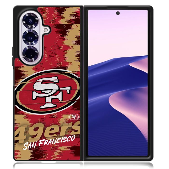 San Francisco 49Ers Nfl Team Logo Samsung Galaxy Z Fold 7 Case DC1616