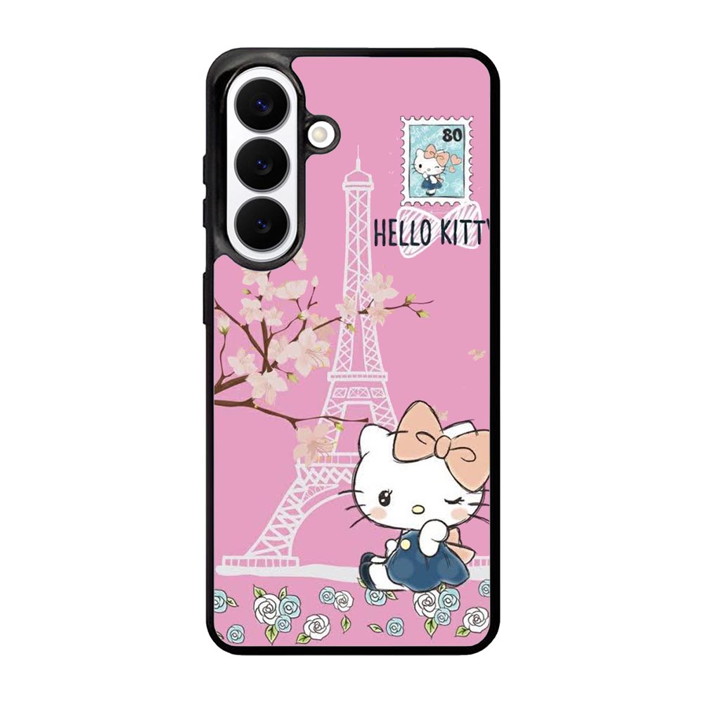 Hello Kitty Eiffel Samsung Galaxy S26 phone case