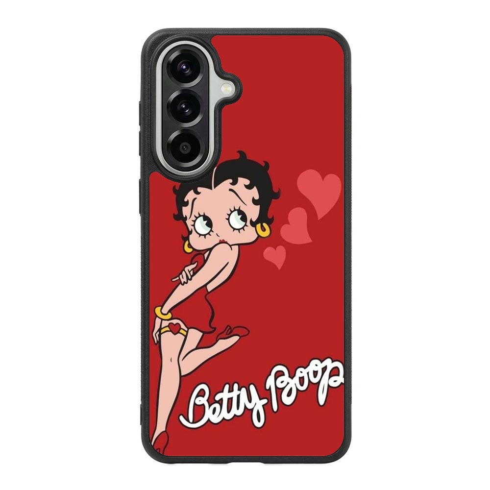 Betty Boop Red Background Samsung Galaxy A57 Case DC0180