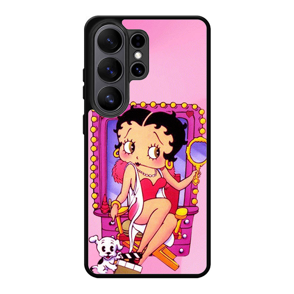 Betty Boop and Dog Samsung Galaxy S26 Ultra Case