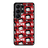 Betty Boop Love Cute Red Samsung Galaxy S26 Ultra phone case with DC0178 design