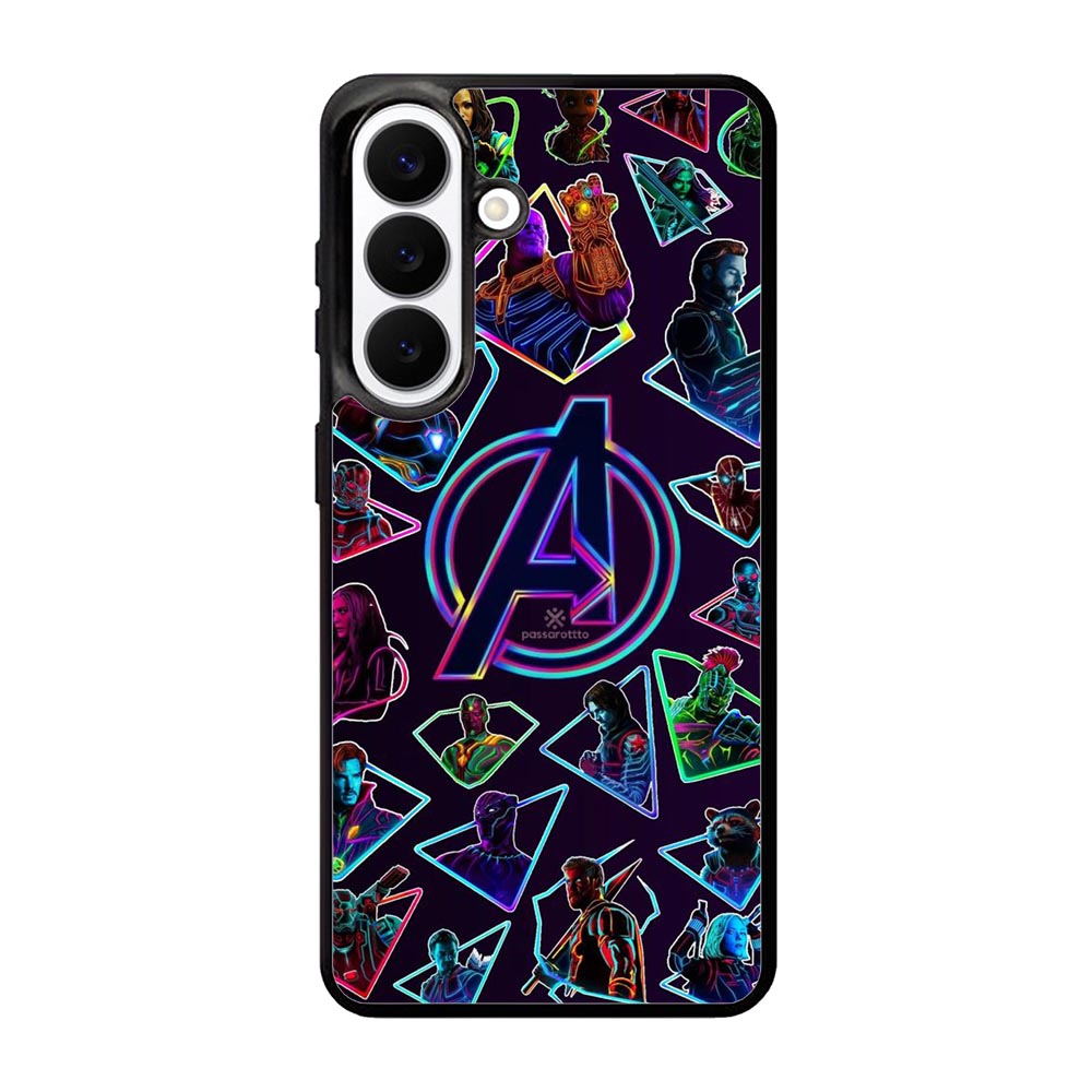 Avengers Logo And All Hero Samsung Galaxy S26 phone case