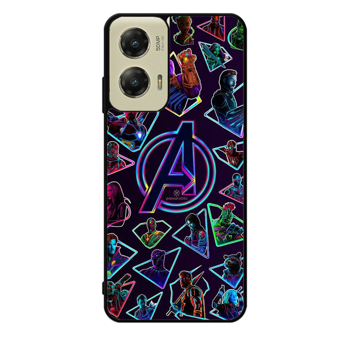 Avengers Logo And All Hero Motorola Moto G Stylus 5G 2024 Case