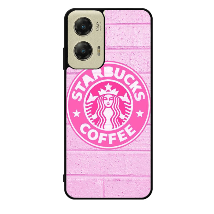 Pink Starbucks Logo 7th Motorola Moto G Stylus 5G 2024 Case