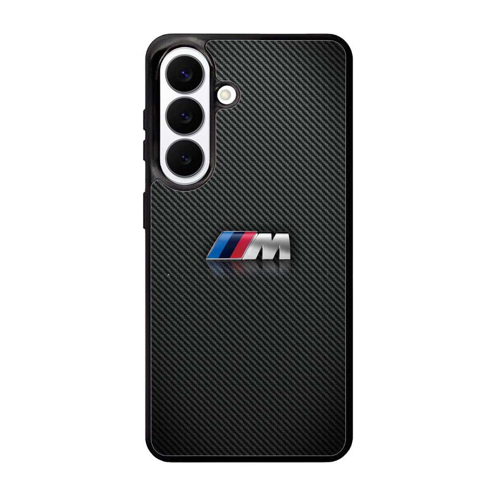 BMW M3 Logo Carbon Samsung Galaxy S26 Plus phone case with DC0217 design