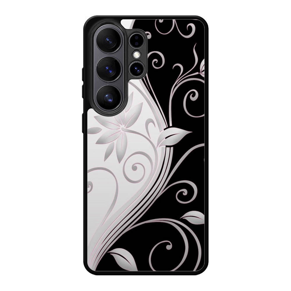 Black Design Samsung Galaxy S26 Ultra phone case