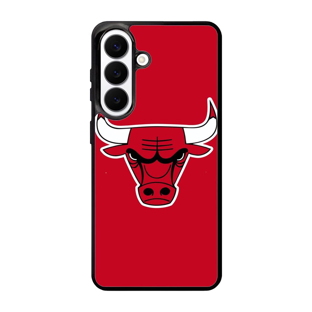 Chicago Bulls Red Logo Samsung Galaxy S26 Plus phone case with DC0324 design