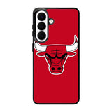Chicago Bulls Red Logo Samsung Galaxy S26 Plus phone case with DC0324 design