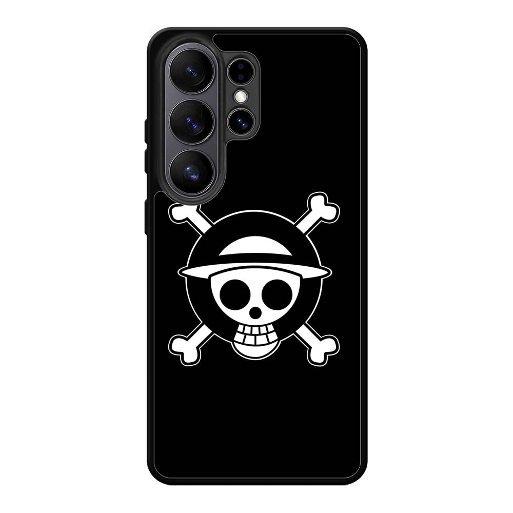 One Piece Logo Black Samsung Galaxy S26 Ultra phone case