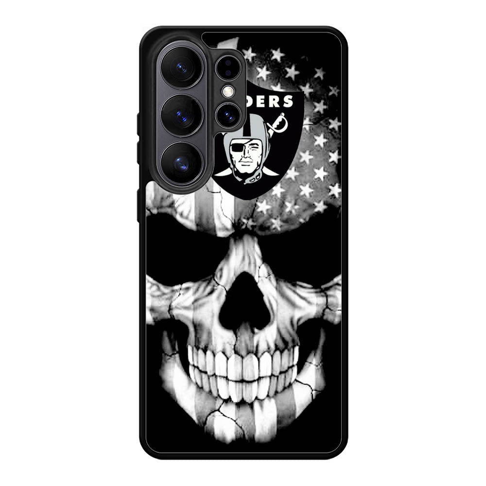 Skull Oakland Raiders Samsung Galaxy S26 Ultra phone case