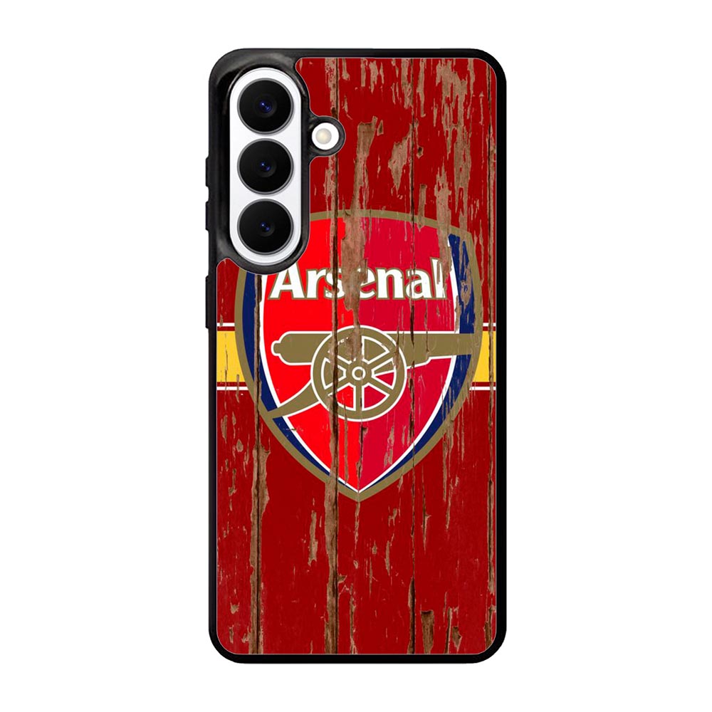 Arsenal Logo In The Wood Samsung Galaxy S26 phone case