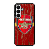 Arsenal Logo In The Wood Samsung Galaxy S26 Plus phone case