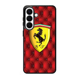 Ferrari Red Logo Samsung Galaxy S26 phone case with DC0636 design