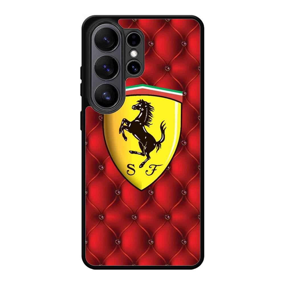 Ferrari Red Logo Samsung Galaxy S26 Ultra Case DC0636
