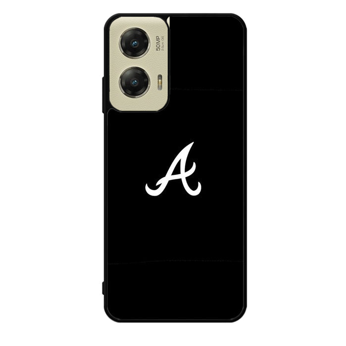 Atlanta braves logo black Motorola Moto G Stylus 5G 2024 Case