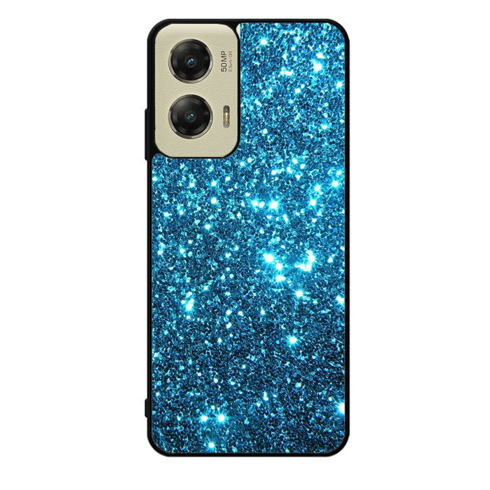 Blue bling sparkling sparkles Motorola Moto G Stylus 5G 2024 Case