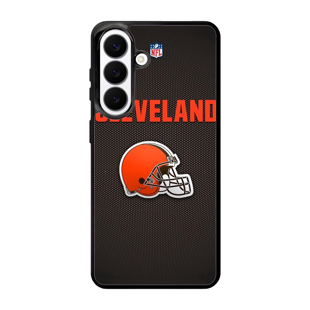 Cleveland Browns Samsung Galaxy S26 phone case with DC0366 design
