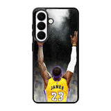 Lebron James Powder Lakers Samsung Galaxy S26 Plus phone case with DC1012 design