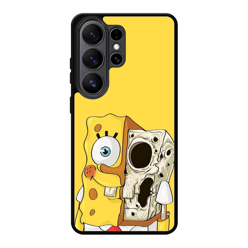 Spongebob Cartoon Skeletoon Samsung Galaxy S26 Ultra phone case with DC1716 design