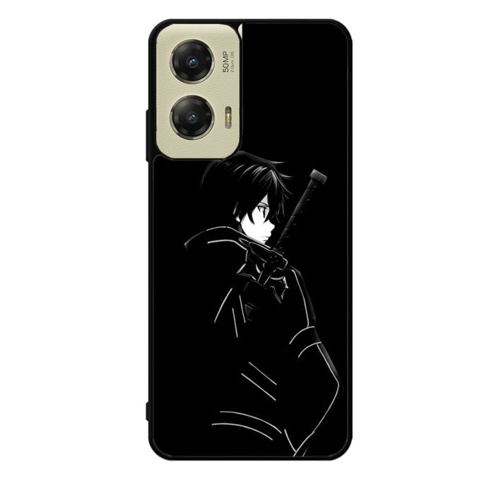 Sword Art Online Kirito Silouete Anime Lovers Motorola Moto G Stylus 5G 2024 Case