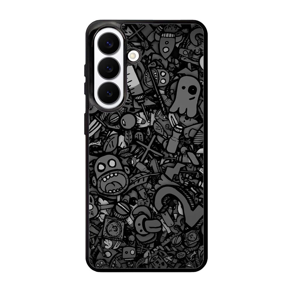 Doraemon And Hello Kitty Love Samsung Galaxy S26 phone case with DC0546 design