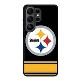 Pittsburgh Steelers Logo Strip Samsung Galaxy S26 Ultra Case