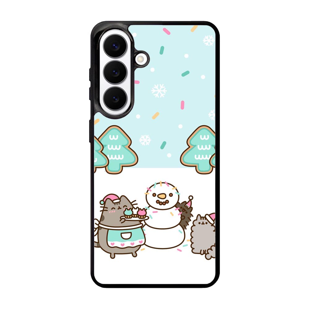Pusheen The Cat Snow Winter Samsung Galaxy S26 phone case
