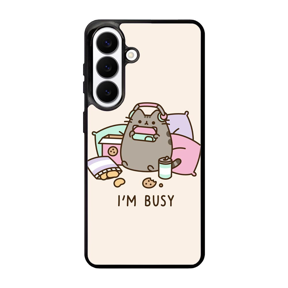 Pusheen The Cat Very Busy Samsung Galaxy S26 Plus Case DC1542