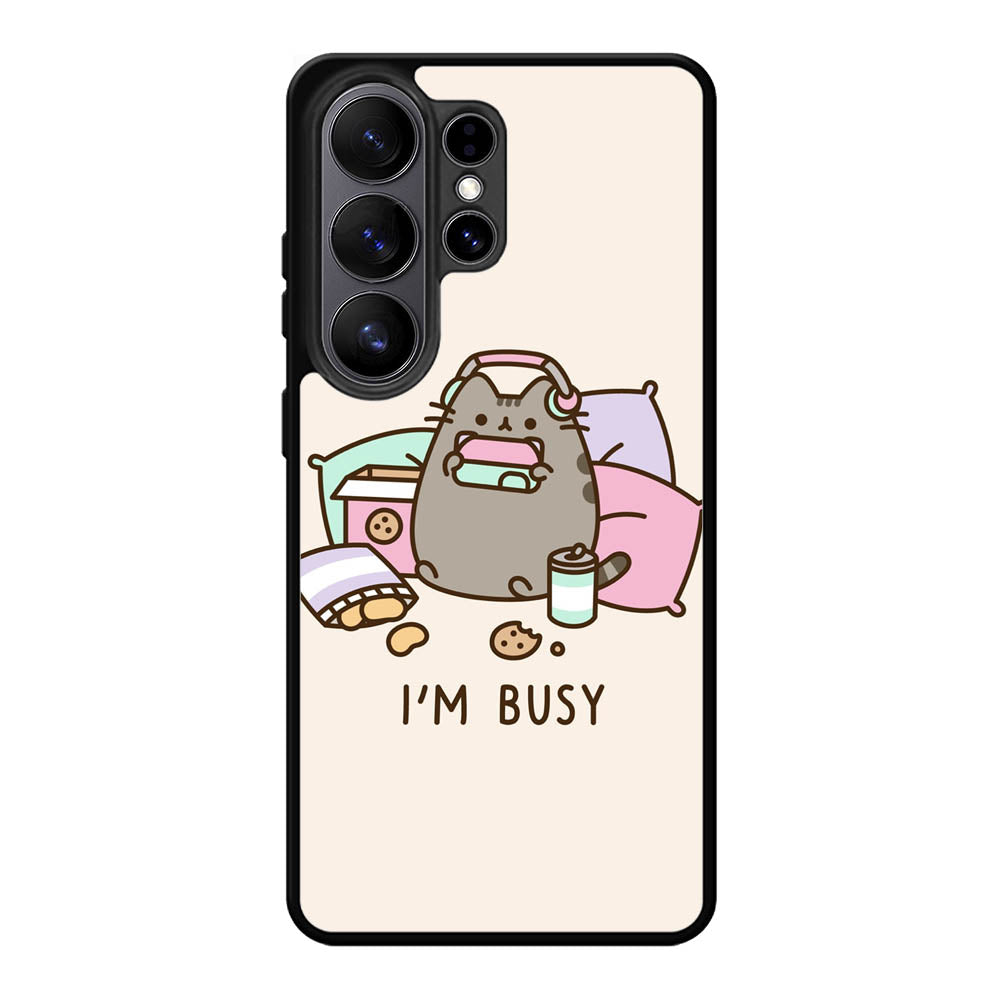Pusheen The Cat Very Busy Samsung Galaxy S26 Ultra Case DC1542