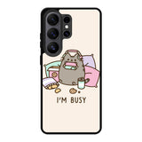 Pusheen The Cat Very Busy Samsung Galaxy S26 Ultra phone case