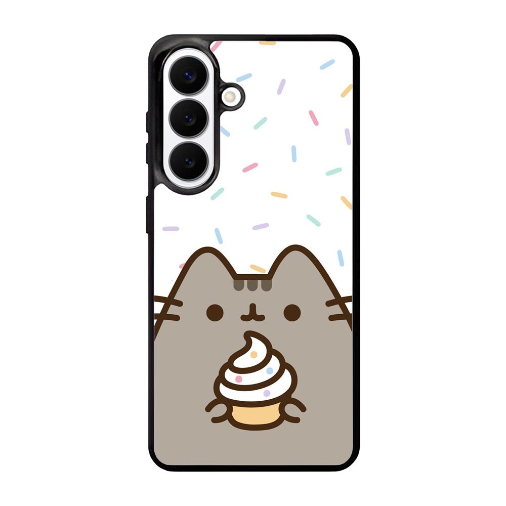 Pusheen The Cat Rainbow Cupcakes Samsung Galaxy S26 Plus Case DC1540