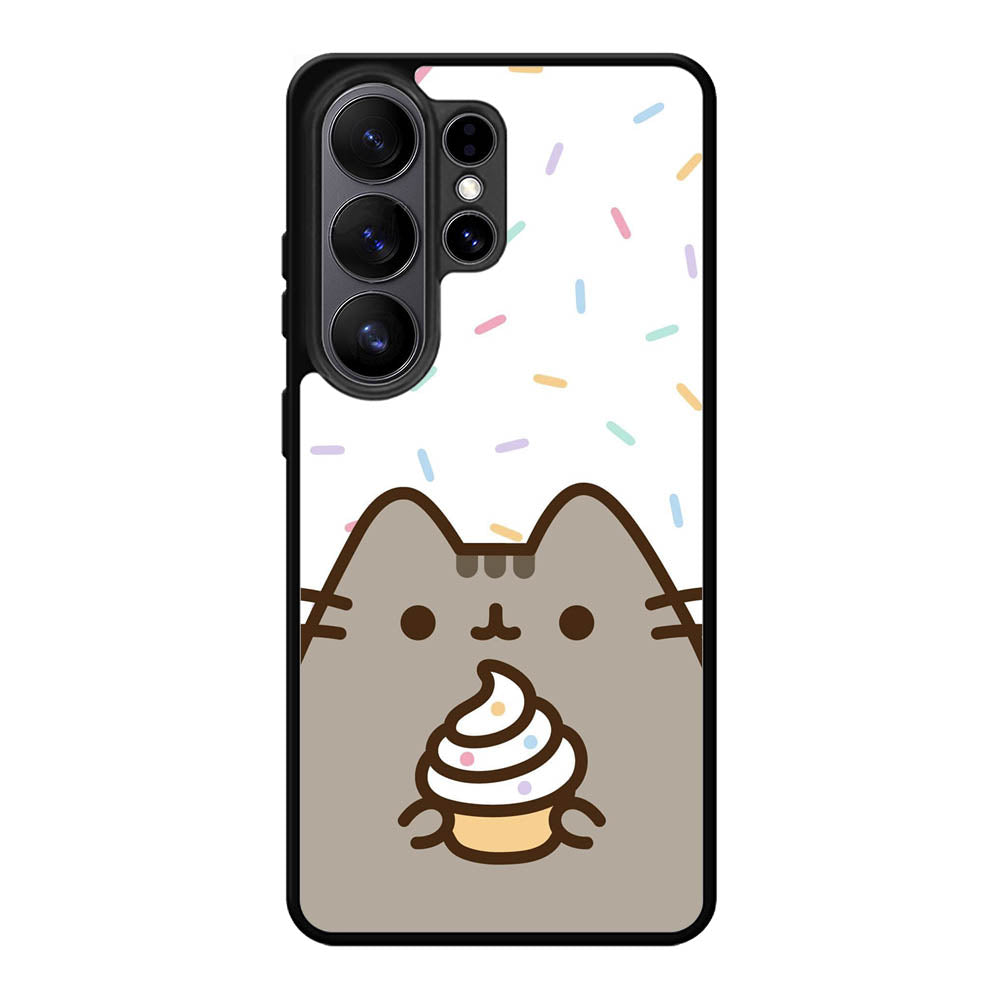 Pusheen The Cat Rainbow Cupcakes Samsung Galaxy S26 Ultra Case DC1540