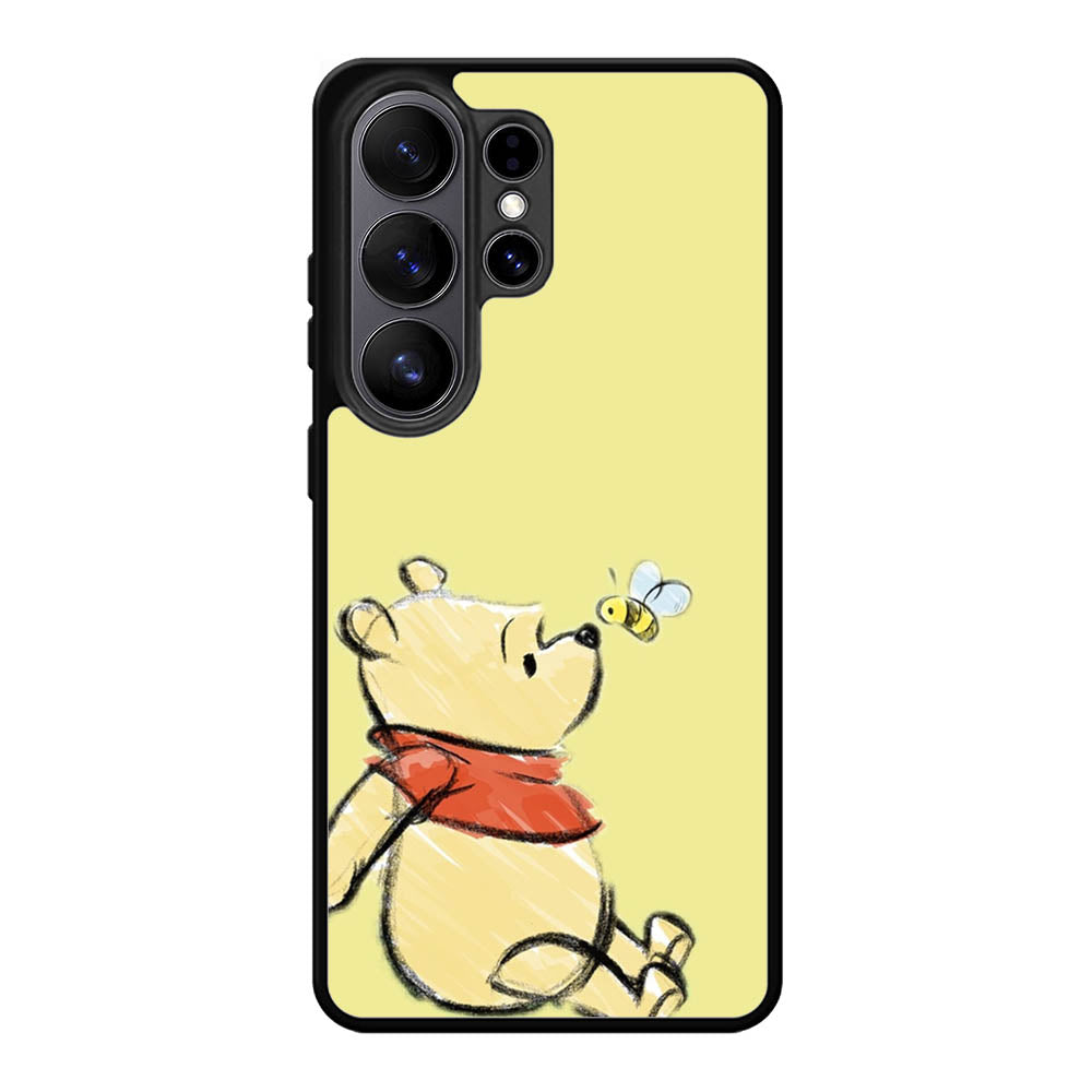 Winnie The Pooh And Bee Samsung Galaxy S26 Ultra phone case