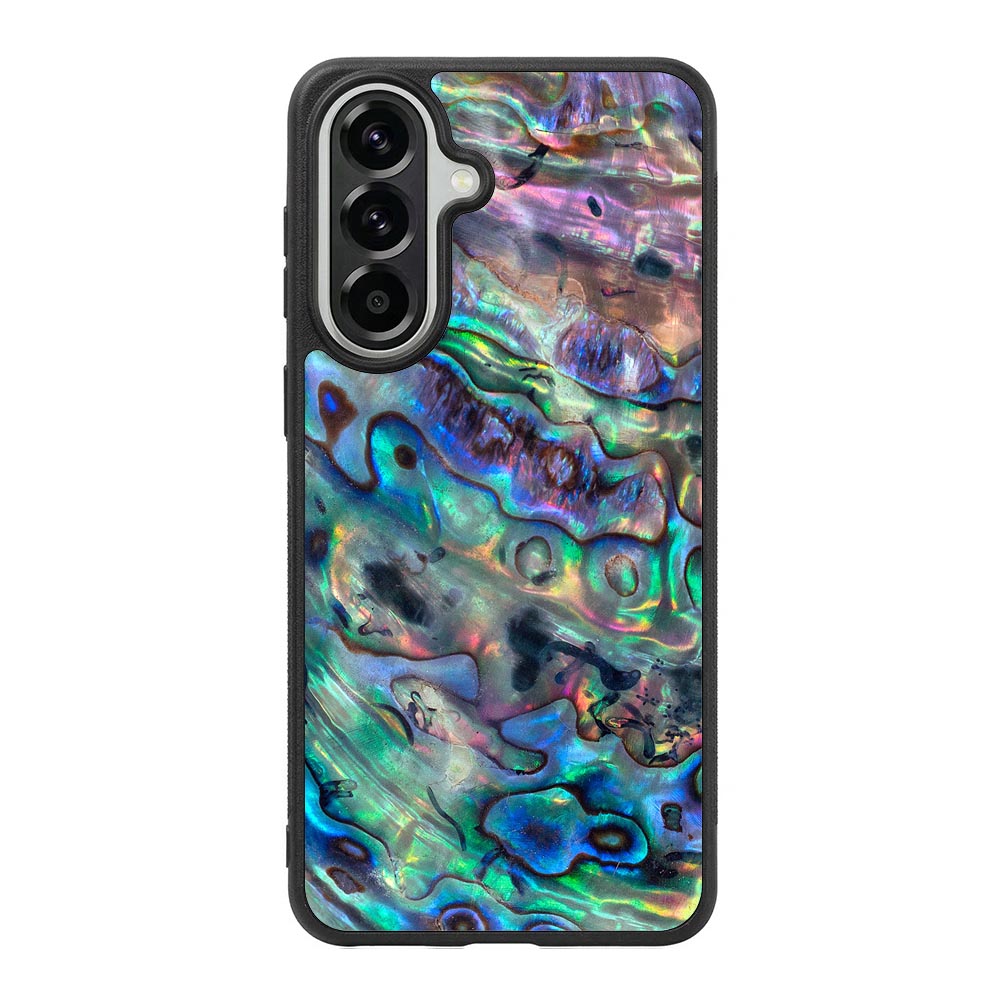 Red And Silver Abalone Samsung Galaxy A57 Case