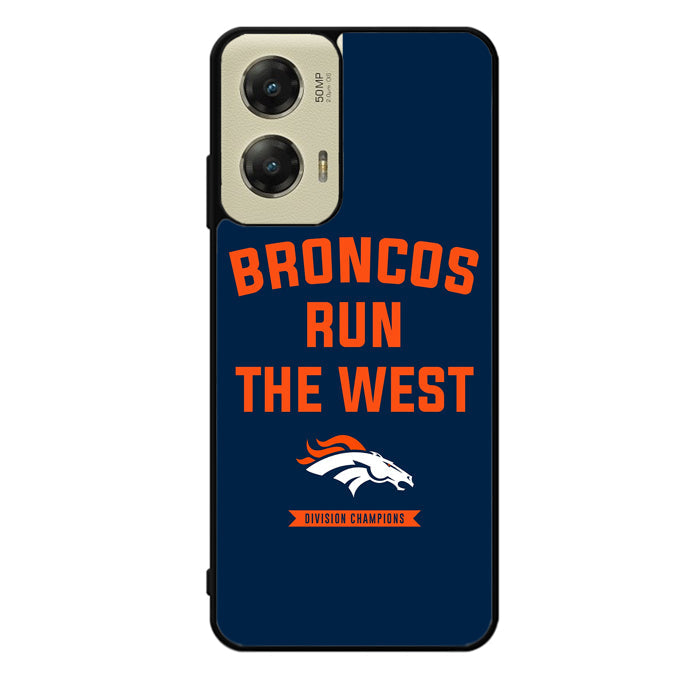 Denver Broncos Run The West Motorola Moto G Stylus 5G 2024 Case