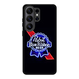 Pabst Blue Ribbon Neon Samsung Galaxy S26 Ultra Case