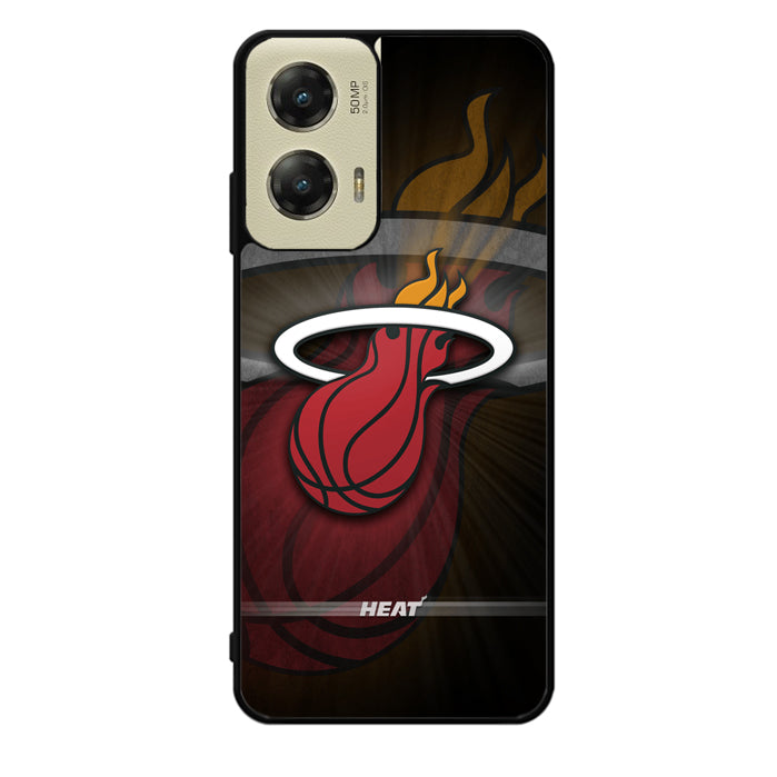 Miami Heat NBA Logo Motorola Moto G Stylus 5G 2024 Case