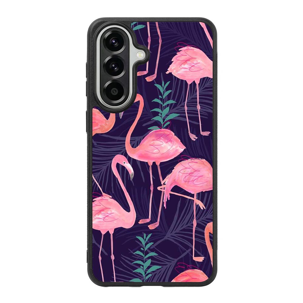 Flamingo Purple Pattern Samsung Galaxy A37 Case