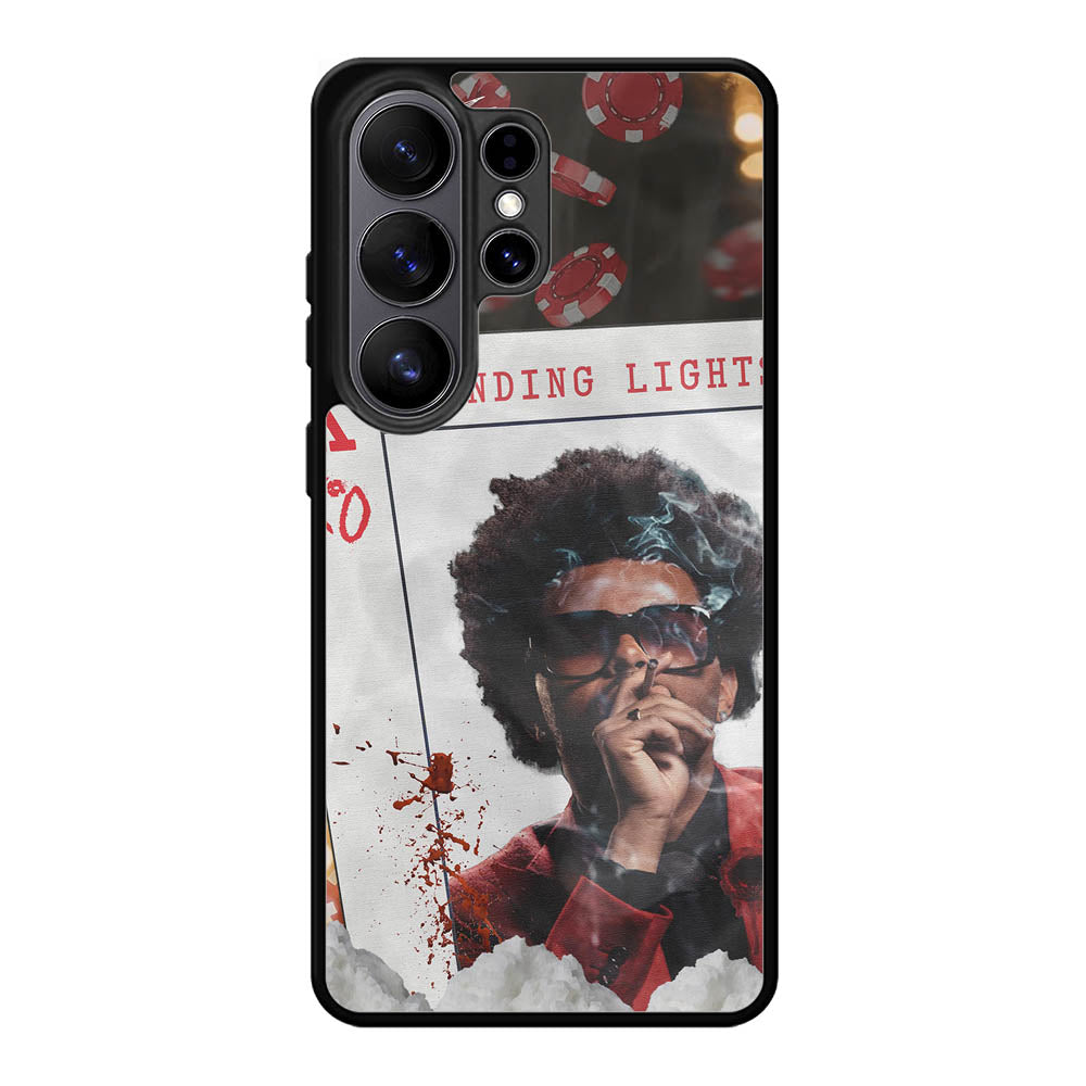 King Card Blinding Lights The Weeknd Samsung Galaxy S26 Ultra phone case