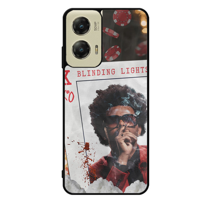King Card Blinding Lights The Weeknd Motorola Moto G Stylus 5G 2024 Case