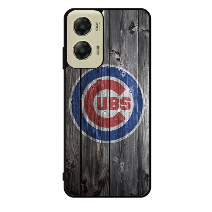 Chicago Cubs Wood Logo Motorola Moto G Stylus 5G 2024 Case