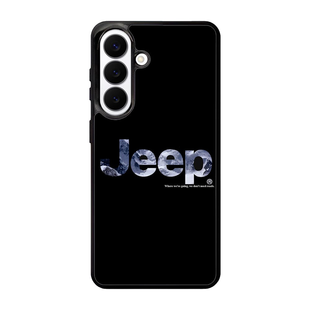 Jeep Logo Everest Safari Samsung Galaxy S26 Plus phone case with DC0906 design